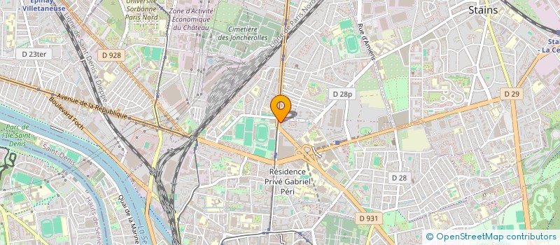 localisation de l'entreprise HUBAUTO  SAINT-DENIS