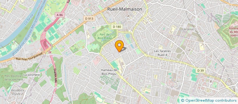 localisation de l'entreprise HUBB EXPERTS à RUEIL-MALMAISON