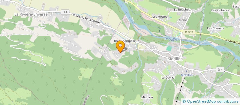 localisation de l'entreprise HUBBARD PROPERTY  MORILLON