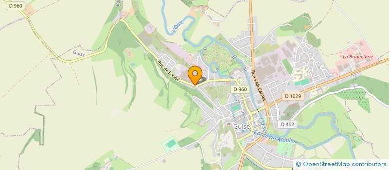 localisation de l'entreprise HUBBERS à SAINT-QUENTIN