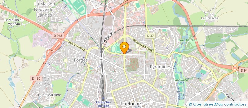 localisation de l'entreprise HUBBUB  LA ROCHE-SUR-YON