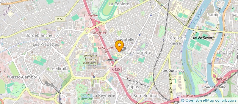 localisation de l'entreprise HUBELYA à TOULOUSE