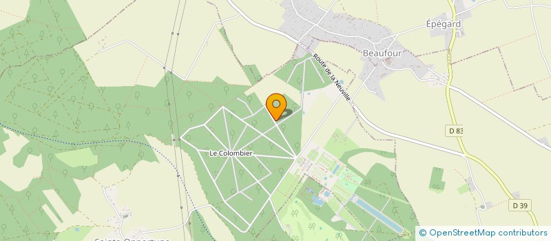 localisation de l'entreprise HUBEPASA  SAINTE-OPPORTUNE-DU-BOSC