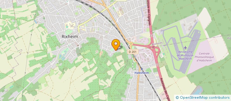localisation de l'entreprise HUBER  RIXHEIM