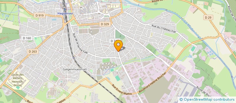 localisation de l'entreprise HUBER AFFRETEMENT à HAGUENAU