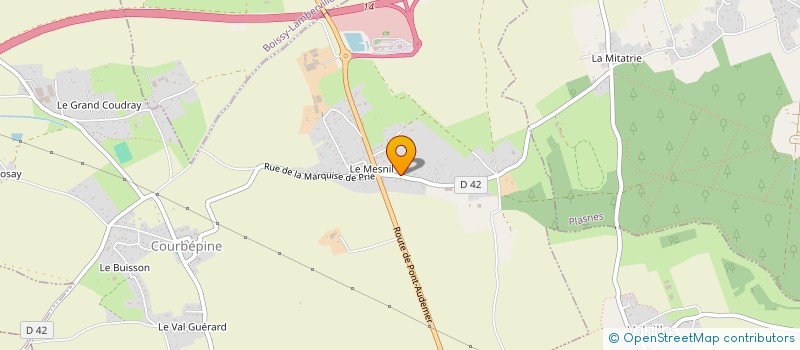 localisation de l'entreprise HUBER CONSULTING  COURBEPINE