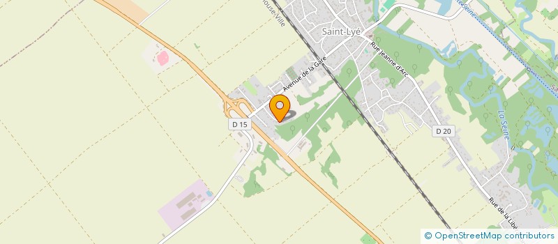 localisation de l'entreprise HUBER PLOMBERIE  SAINT-LYE