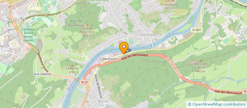 localisation de l'entreprise HUBERLAND  BEURE