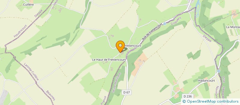 localisation de l'entreprise HUBERT à LANNOY CUILLERE