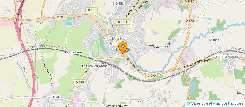 localisation de l'entreprise HUBERT  VILLEDIEU-LES-POELES-ROUFFIGNY