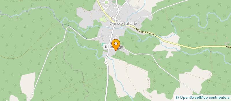 localisation de l'entreprise HUBERT  ONESSE-LAHARIE