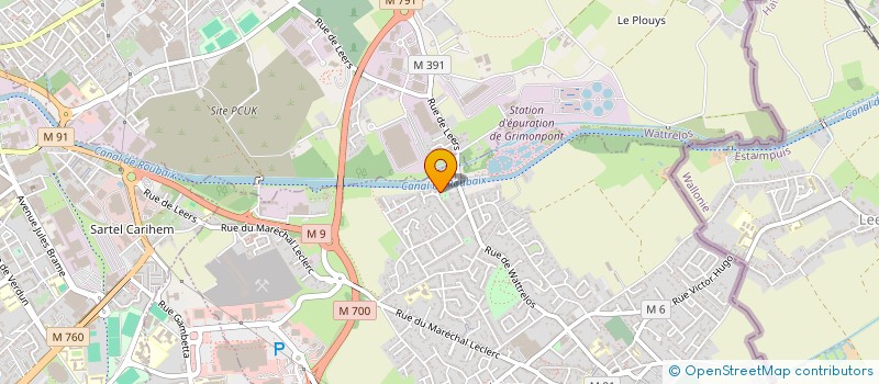 localisation de l'entreprise HUBERT  LEERS