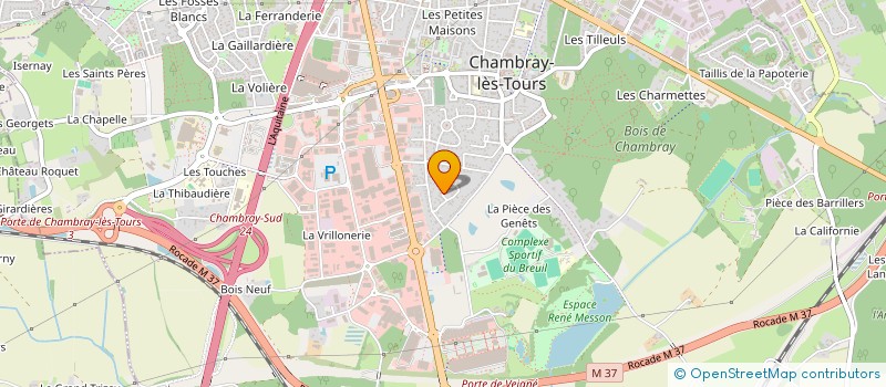 localisation de l'entreprise HUBERT  CHAMBRAY-LES-TOURS