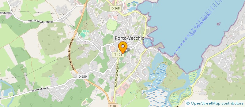 localisation de l'entreprise HUBERT  PORTO-VECCHIO