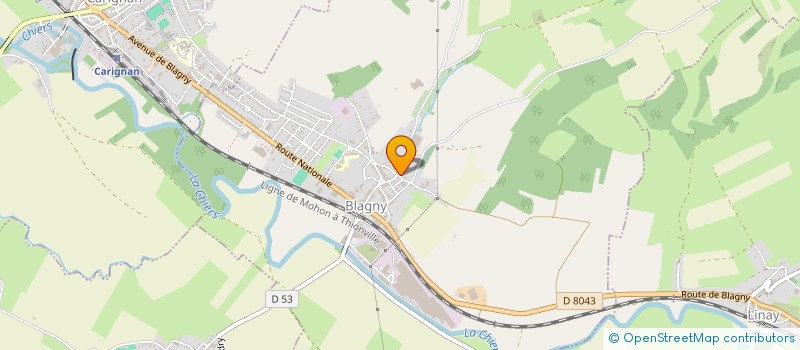 localisation de l'entreprise HUBERT&CO  BLAGNY