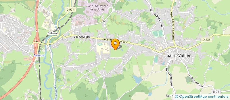 localisation de l'entreprise HUBERT COLLIER  MONTCEAU-LES-MINES