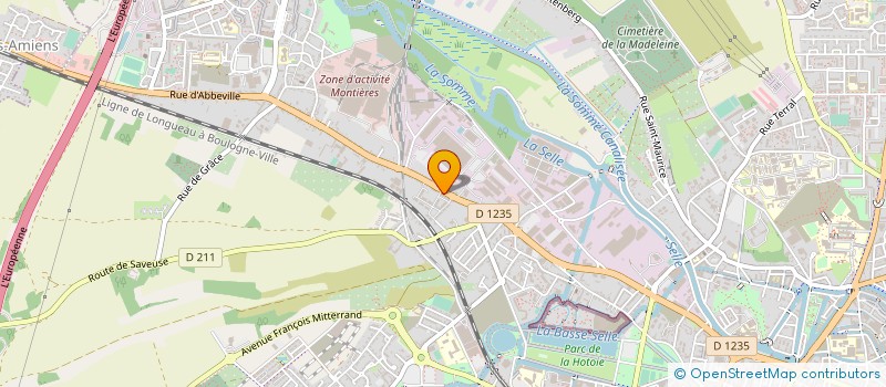 localisation de l'entreprise HUBERT DELOUTE VENTES AUX ENCHERES  AMIENS