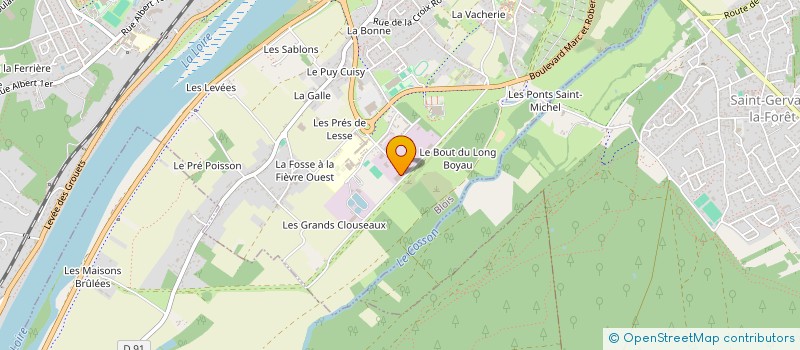 localisation de l'entreprise HUBERT ENTREPRISE  BLOIS