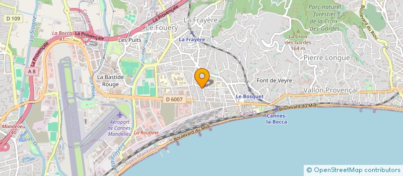 localisation de l'entreprise HUBERT GRAVATS  CANNES