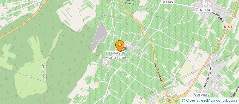localisation de l'entreprise HUBERT LESTIME à CHASSAGNE-MONTRACHET