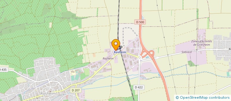 localisation de l'entreprise HUBERT MAETZ SA  ROSHEIM