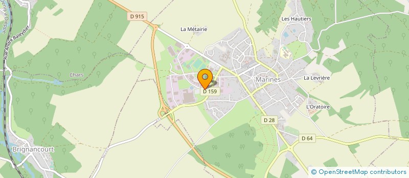 localisation de l'entreprise HUBERT MARCHE  MARINES