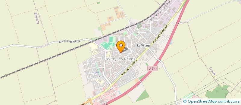 localisation de l'entreprise HUBERT MCR à WITRY-LES-REIMS