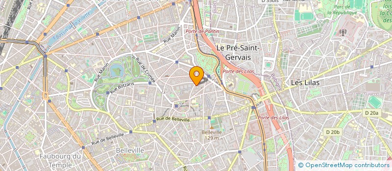 localisation de l'entreprise HUBERT PERE ET FILS  PARIS