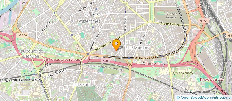 localisation de l'entreprise HUBERT PORA CONSULTING à LILLE