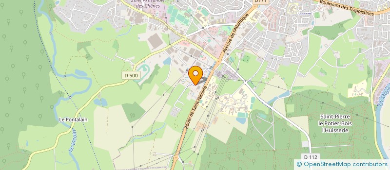 localisation de l'entreprise HUBERT PROCESS à LAVAL