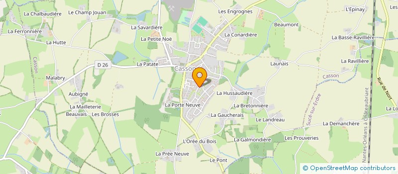 localisation de l'entreprise HUBERT TERRIS VETERINAIRE  PETIT-MARS
