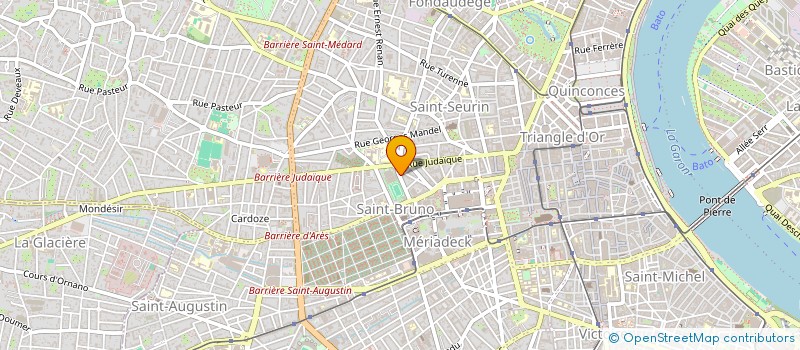 localisation de l'entreprise HUBERTY à BORDEAUX