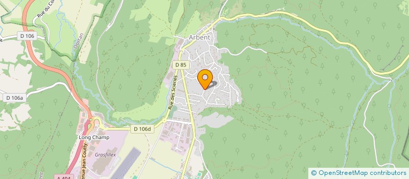 localisation de l'entreprise HUBESCAR II à ARBENT