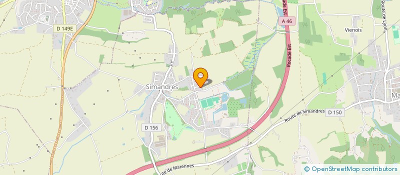 localisation de l'entreprise HUBFIBER  IZIEU