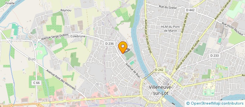 localisation de l'entreprise HUBICHA  VILLENEUVE-SUR-LOT