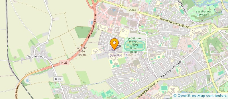 localisation de l'entreprise HUBIDIUM  DAINVILLE