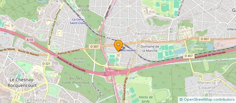 localisation de l'entreprise HUBIES à VAUCRESSON