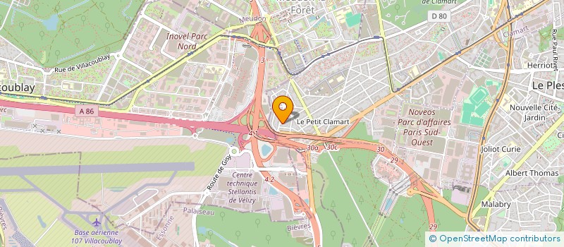 localisation de l'entreprise HUBINCOM à CLAMART