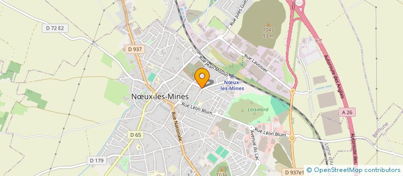 localisation de l'entreprise HUBLE-PENTIER  NUX-LES-MINES