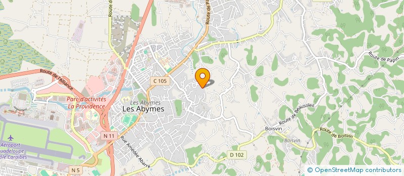 localisation de l'entreprise HUBLIVE à LES ABYMES