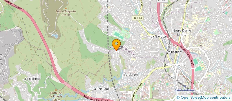 localisation de l'entreprise HUBLO 2 à MARSEILLE