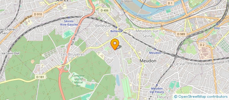 localisation de l'entreprise HUBLOT à MEUDON