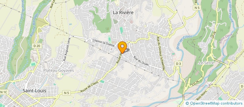 localisation de l'entreprise HUBLOT à SAINT-LOUIS