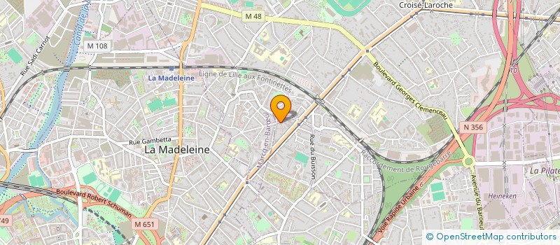 localisation de l'entreprise HUBPAPER à LILLE