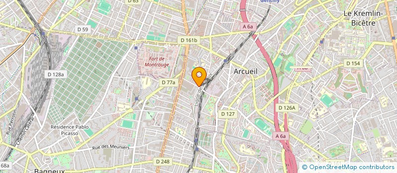 localisation de l'entreprise HUBSCH IMMO  ARCUEIL