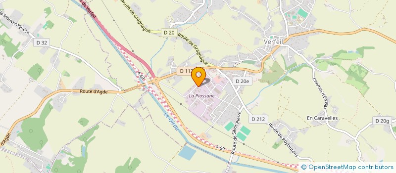 localisation de l'entreprise HUBSCHIMMO  VERFEIL