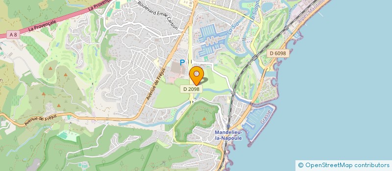 localisation de l'entreprise HUBSKILLS  MANDELIEU-LA-NAPOULE