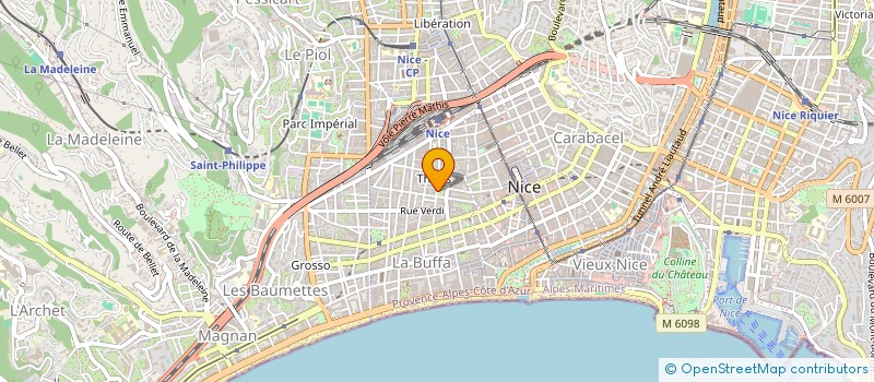 localisation de l'entreprise HUBUN BLC  NICE