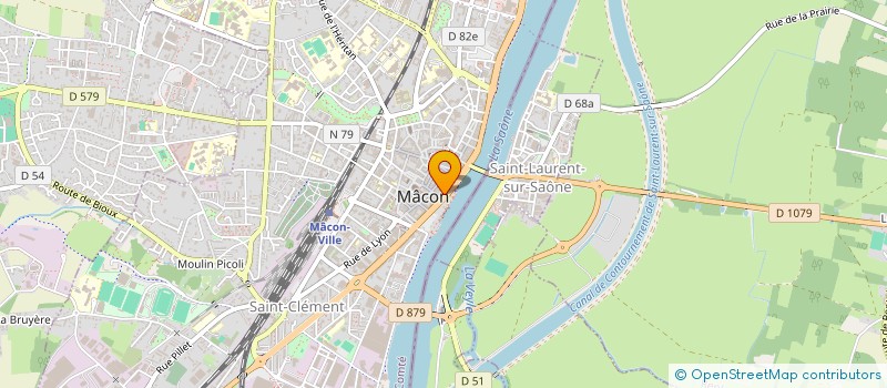 localisation de l'entreprise HUBUNTU à MACON