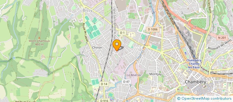 localisation de l'entreprise HUBWISER  CHAMBERY